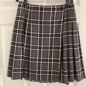 True Vintage Pasta Brand Plaid Pleated Skirt